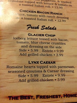Menu photo 6 Lynx Creek Pizza Healy, AK