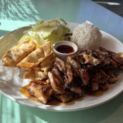 Bento Time - Chicken & Gyoza (3 Pieces) Lunch Special