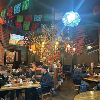 I Taquero Mucho - Loved this decorated tree inside the main dining room - Mexican Near Me - Roswell, Georgia