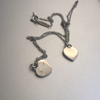 Tiffany & Co - Necklace worn for 5 days. See my full review below. I don't recommend to shop there. It's poor quality silver for a high price! - Jewelry Near Me - New York, New York Tiffany & Co - Necklace worn for 5 days. See my full review below. I don't recommend to shop there. It's poor quality silver for a high price! - Jewelry Near Me - New York, New York