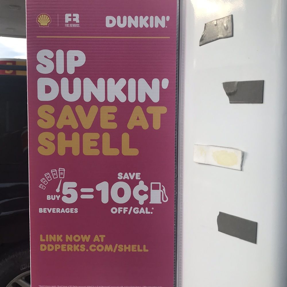 Shell - Sip Dunkin & save - Gas Stations Near Me - Trussville, Alabama