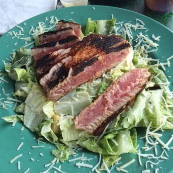 Shady Gators - Blackened Tuna Caesar Salad - Bars Near Me - Lake Ozark, Missouri Shady Gators - Blackened Tuna Caesar Salad - Bars Near Me - Lake Ozark, Missouri