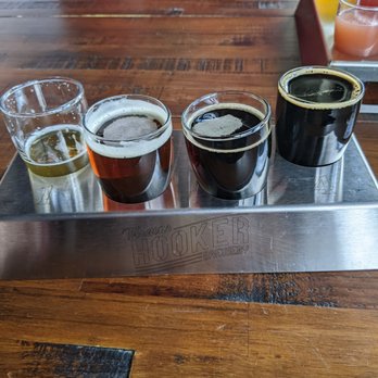 Thomas Hooker Brewery - My flight (already started on one) - Breweries Near Me - Bloomfield, Connecticut