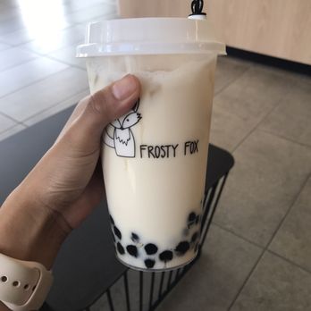 FROSTY FOX - Mountain oolong tea with creamy milk and chewy boba - Coffee & Tea Near Me - Gainesville, Florida