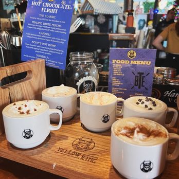 Yellow King - Bristol - Hot Cocoa Flight - Coffee & Tea Near Me - Bristol, Connecticut Yellow King - Bristol - Hot Cocoa Flight - Coffee & Tea Near Me - Bristol, Connecticut