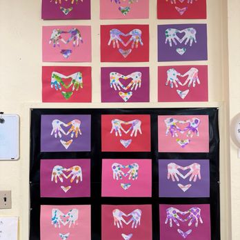 Highlands Preschool - Spring art show - Preschools Near Me - Piedmont, California