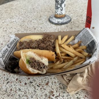 Jake's Steaks - Cheesesteak w/ provolone and lettuce - American Near Me - Wildwood, New Jersey Jake's Steaks - Cheesesteak w/ provolone and lettuce - American Near Me - Wildwood, New Jersey