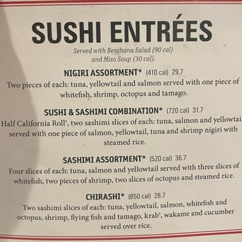 Benihana - Scottsdale - Menu - Sushi Bars Near Me - Scottsdale, Arizona Benihana - Scottsdale - Menu - Sushi Bars Near Me - Scottsdale, Arizona