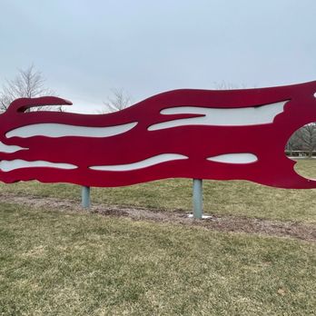 Five Brushstrokes - Public Art Near Me - Indianapolis, Indiana
