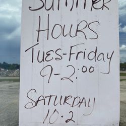 A Plus Thrift Shop For Education - New summer hours