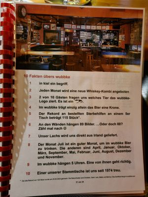 Menu photo 2 Wubbke Kiel, SH Menu photo 2 Wubbke Kiel, SH