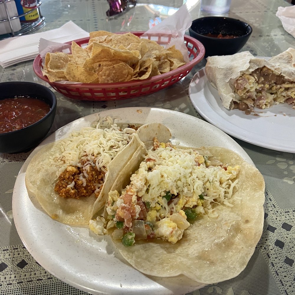 La Tortilandia - chorizo taco's and ham, egg and cheese burrito - Mexican Near Me - Fort Worth, Texas La Tortilandia - chorizo taco's and ham, egg and cheese burrito - Mexican Near Me - Fort Worth, Texas
