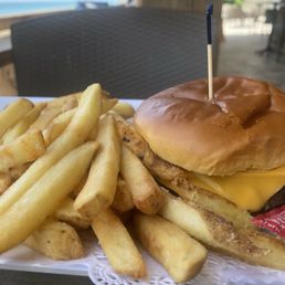 Cheeseburger. Was a bit under.
