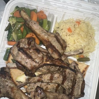 Georges Greek On Second - 4 Lamb Chops Combo - Greek Near Me - Long Beach, California