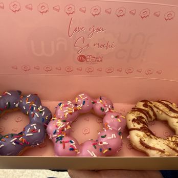 The Mochi Donut Cafe & Bakery - Blueberry, strawberry and PB donutd - Cafes Near Me - Plainville, Connecticut The Mochi Donut Cafe & Bakery - Blueberry, strawberry and PB donutd - Cafes Near Me - Plainville, Connecticut