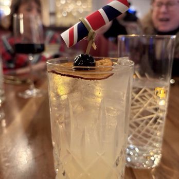Gordon Ramsay Hell’s Kitchen - Note from Gordon cocktail - very light refreshing drink even if you're not a huge gin fan. - Bars Near Me - Mashantucket, Connecticut