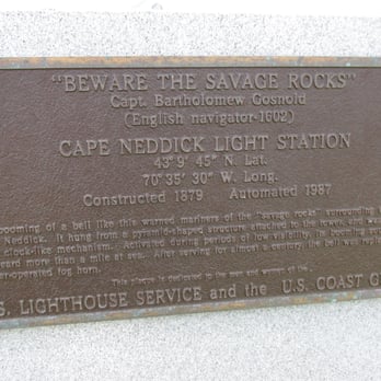 Nubble Lighthouse - Beware the savage rocks - Landmarks & Historical Buildings Near Me - York, Maine Nubble Lighthouse - Beware the savage rocks - Landmarks & Historical Buildings Near Me - York, Maine