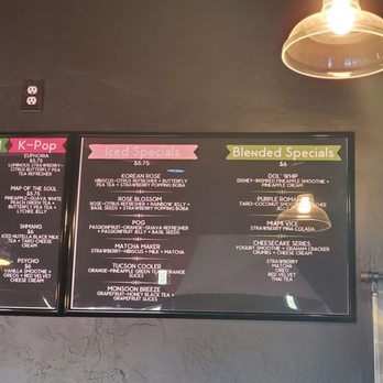 The Korean Rose - Menu - Coffee & Tea Near Me - Tucson, Arizona The Korean Rose - Menu - Coffee & Tea Near Me - Tucson, Arizona