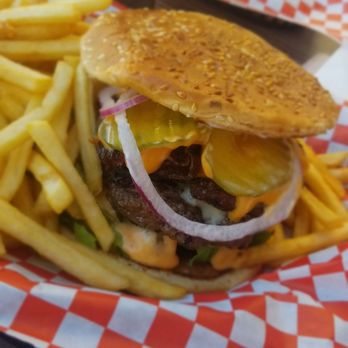 Falafel Flare - Badmaash Burger no egg. - Mediterranean Near Me - Tracy, California