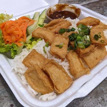 Nom Nom Noodles - Tofu / Rice plate - Vietnamese Near Me - Houston, Texas Nom Nom Noodles - Tofu / Rice plate - Vietnamese Near Me - Houston, Texas