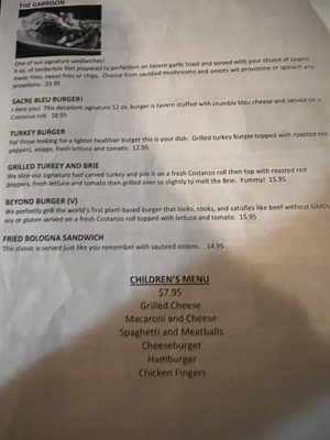 Menu photo 6 Glen Park Tavern Williamsville, NY Menu photo 6 Glen Park Tavern Williamsville, NY