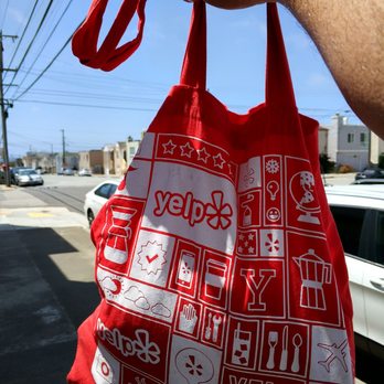 Yelp - Goodie bag. - Mass Media Near Me - San Francisco, California