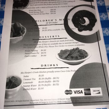 Ma Harper's Creole Kitchen - Menu - Cajun/Creole Near Me - San Antonio, Texas Ma Harper's Creole Kitchen - Menu - Cajun/Creole Near Me - San Antonio, Texas