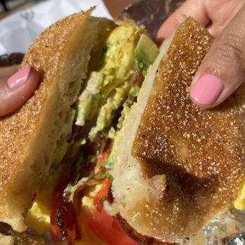 The Model Bakery - Chipotle sandwich on English muffin - Bakeries Near Me - Napa, California The Model Bakery - Chipotle sandwich on English muffin - Bakeries Near Me - Napa, California