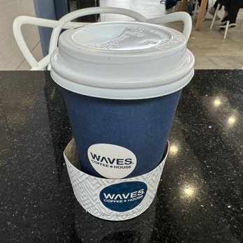 Waves Coffee House - Cup of coffee~ - Cafes Near Me - Burnaby, British Columbia