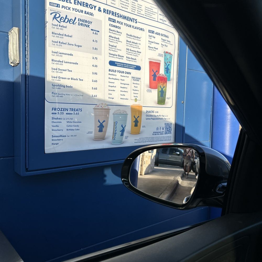 Dutch Bros Coffee - Drive thru window - Juice Bars & Smoothies Near Me - Rosenberg, Texas