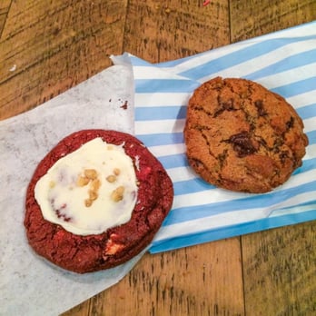 Schmackary's - Red Velvet and Chocolate Chip - Desserts Near Me - New York, New York Schmackary's - Red Velvet and Chocolate Chip - Desserts Near Me - New York, New York