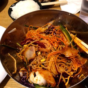 Haju Kitchen - Jjolmyeon after it's been mixed! - Korean Near Me - Boston, Massachusetts Haju Kitchen - Jjolmyeon after it's been mixed! - Korean Near Me - Boston, Massachusetts