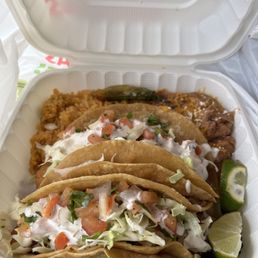 3 Chorizo Street Tacos Special