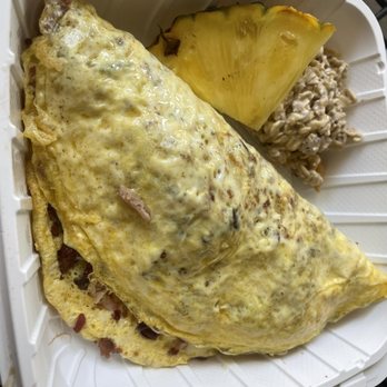 Anuenue Cafe - Shark Omelette - Cafes Near Me - Koloa, Hawaii Anuenue Cafe - Shark Omelette - Cafes Near Me - Koloa, Hawaii