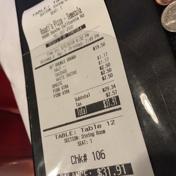 Rosati's Pizza - 3/2018 wanted to remember the crust: double dough; will try deep dish next time - Pizza Near Me - Temecula, California Rosati's Pizza - 3/2018 wanted to remember the crust: double dough; will try deep dish next time - Pizza Near Me - Temecula, California