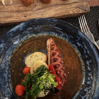 Q'tal Bar & Grill - Short Rib Croquette and Roasted Octopus - New American Near Me - Kearny, New Jersey