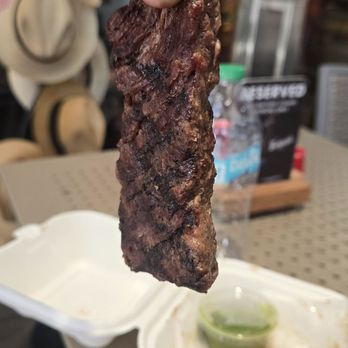 Bacon Bitch - This is the "steak" I received. Literally two bites worth. So disappointed.  It was very good though!! - Sandwiches Near Me - Miami Beach, Florida