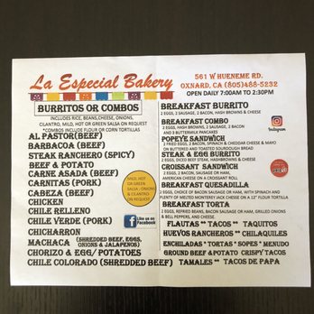 La Especial Bakery - Mexican Near Me - Oxnard, California
