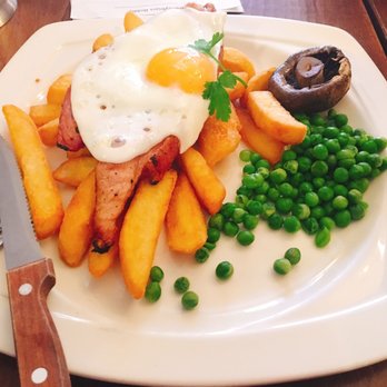 Greyfriar's Bobby bar - Gammon steak with chips - Scottish Near Me - Edinburgh, EDH