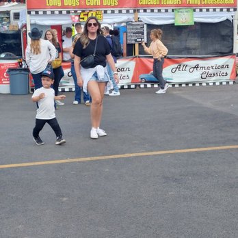 Clark County Fair - American Classics food tent. I had the Philly cheese steak and side of garlic curly fries. - Festivals Near Me - Ridgefield, Washington