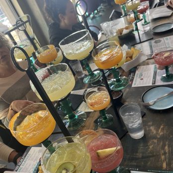 Los Chingones - DTC - Multiple margarita flights and each one was so good!! - Tacos Near Me - Denver, Colorado