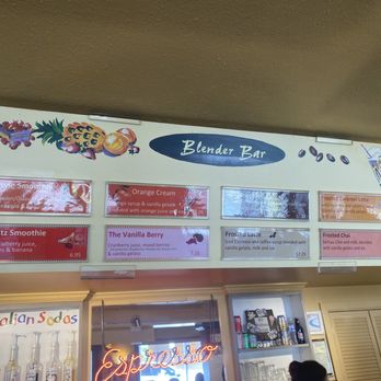 Dolce Spazio Dessert Cafe - Blended drinks menu - Coffee & Tea Near Me - Los Gatos, California