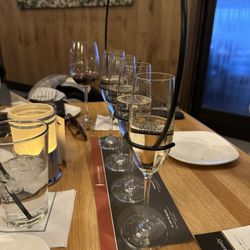Cooper’s Hawk Winery & Restaurant - Flight of champagne