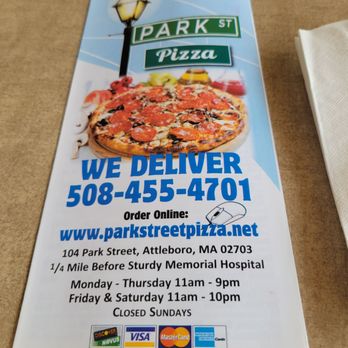 Park Street Pizza - Pizza Near Me - Attleboro, Massachusetts Park Street Pizza - Pizza Near Me - Attleboro, Massachusetts