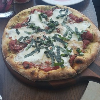 Pinstripes - Margherita pizza - New American Near Me - Houston, Texas