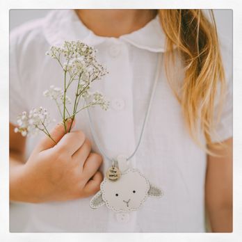CouCou - Girls Accessories, Wookie Necklace by Donsje Amsterdam - Children's Clothing Near Me - Norwood, Massachusetts CouCou - Girls Accessories, Wookie Necklace by Donsje Amsterdam - Children's Clothing Near Me - Norwood, Massachusetts