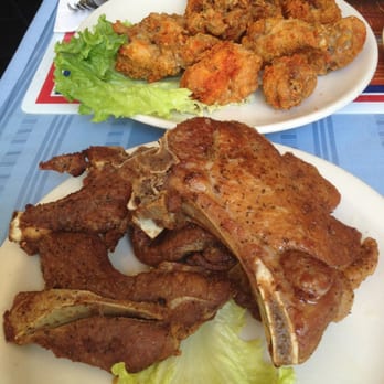 Casa Adela - Chicharron de pollo and pork chops - Latin American Near Me - New York, New York Casa Adela - Chicharron de pollo and pork chops - Latin American Near Me - New York, New York