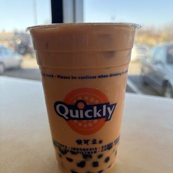 Quickly - Dragon Milk Tea - Bubble Tea Near Me - Stockton, California