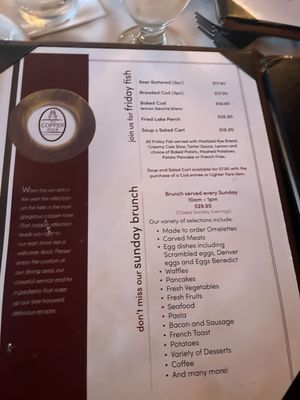 Menu photo 3 Copper Dock Restaurant Hubertus, WI