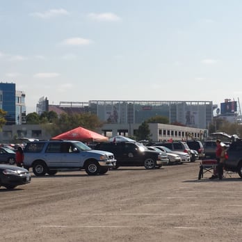 Levi's Stadium - Blue Lot 1 view of Stadium... about 10-15 minute walk - Stadiums & Arenas Near Me - Santa Clara, California Levi's Stadium - Blue Lot 1 view of Stadium... about 10-15 minute walk - Stadiums & Arenas Near Me - Santa Clara, California